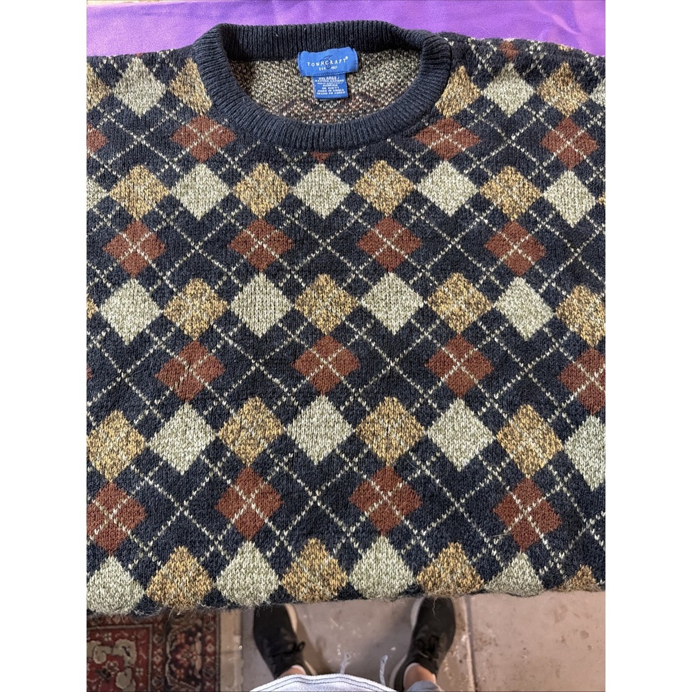 Mens Vintage  Towncraft Sweater Size XXLarge